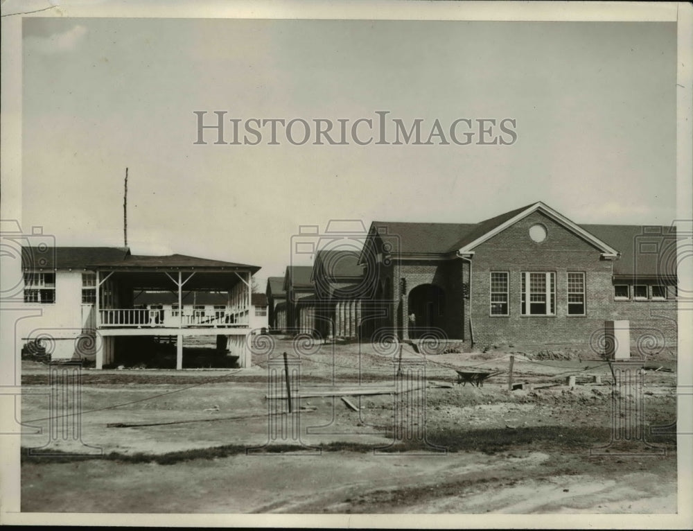 1929 Press Photo Soccoquan Workshouse Building - nee06796