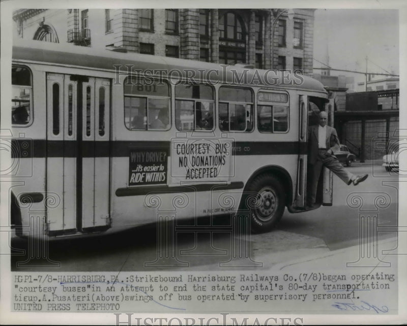 Load image into Gallery viewer, 1954 Press Photo Harrisburg Railways Co. - nee06828
