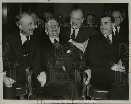 1941 Press Photo Senator Carter Glass Celebrating 83rd Birthday 77th Session