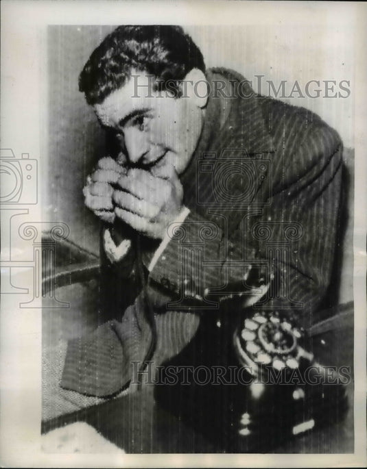 1946 Press Photo Rome Italy, Michael Di Bartola AWOL Soldier - nee07068