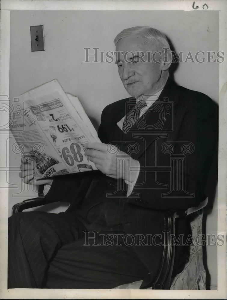 1944 Press Photo Wash DC General Peyton C March former Army Chief of Staff