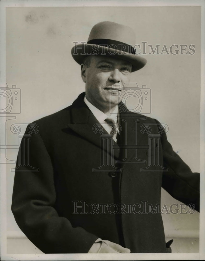 1937 Press Photo Wash DC US Amb to France William C Bullitt - nee07186