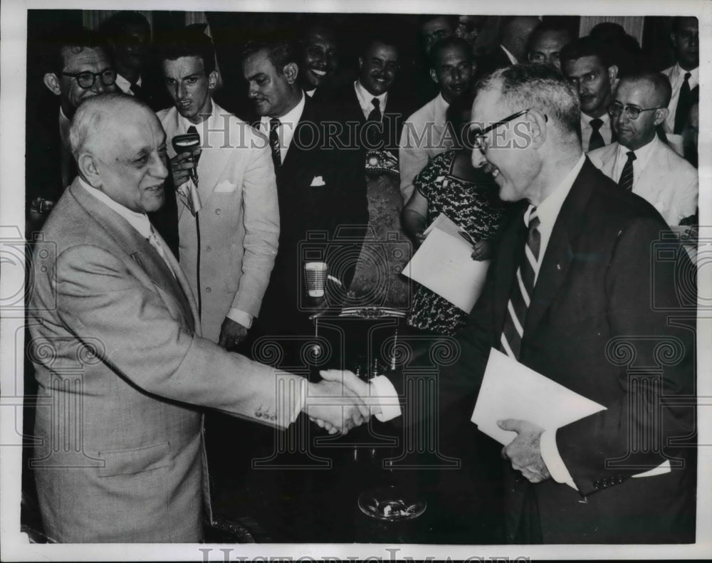 1957 Press Photo Brazil to Allow U.S. Missile Station - nee07563