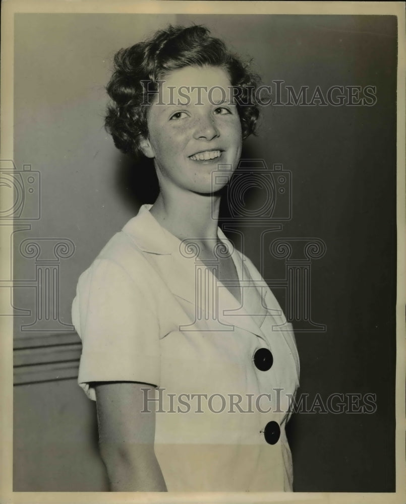 1936 Press Photo Bernice Schumate Copley HS Akron Ohio scholarship - nee08041