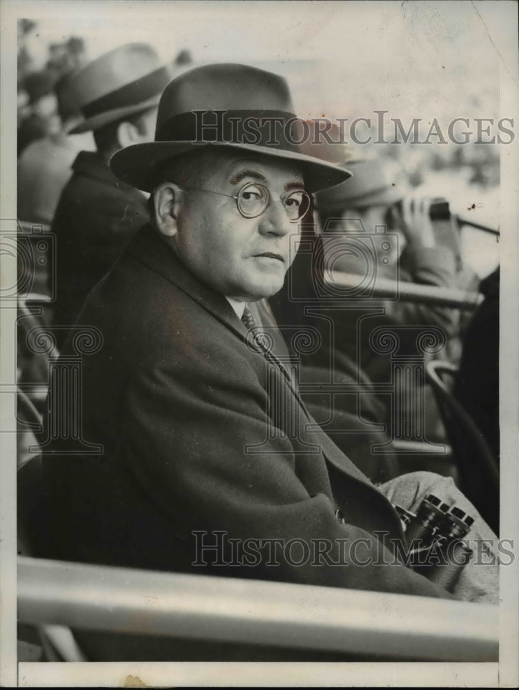 1939 Press Photo Horse owner William Ziegler at Jamaica Park, NY - nee08311- Historic Images