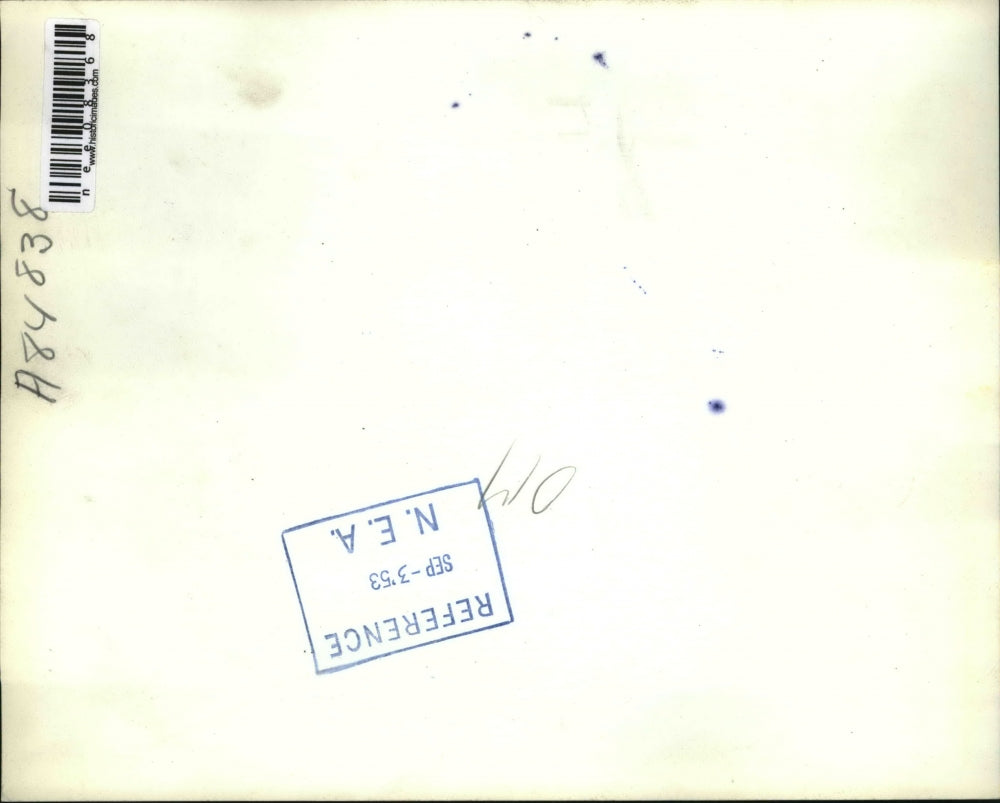 1953 Press Photo Hugh Baillie with Joseph Laniel tour of Western Europe, Paris