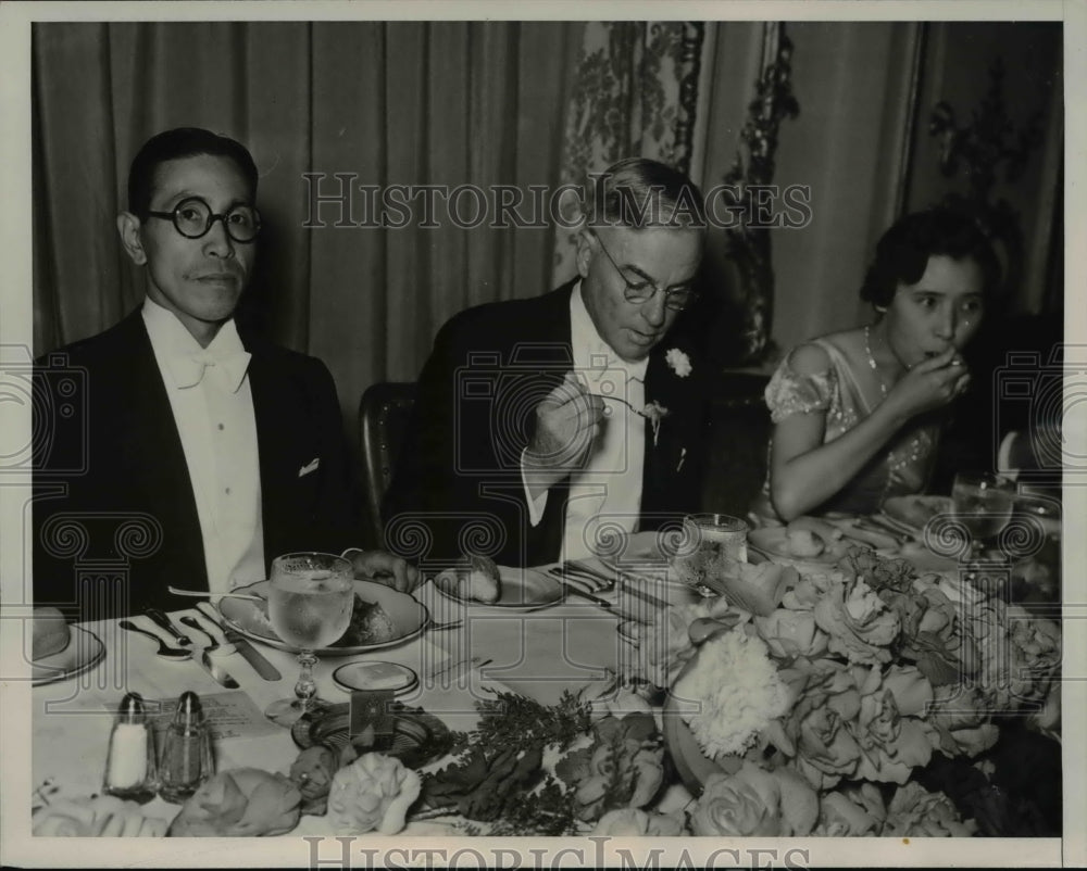 1936 Press Photo Japanese Consul Welcomed To San Francisco - nee08520