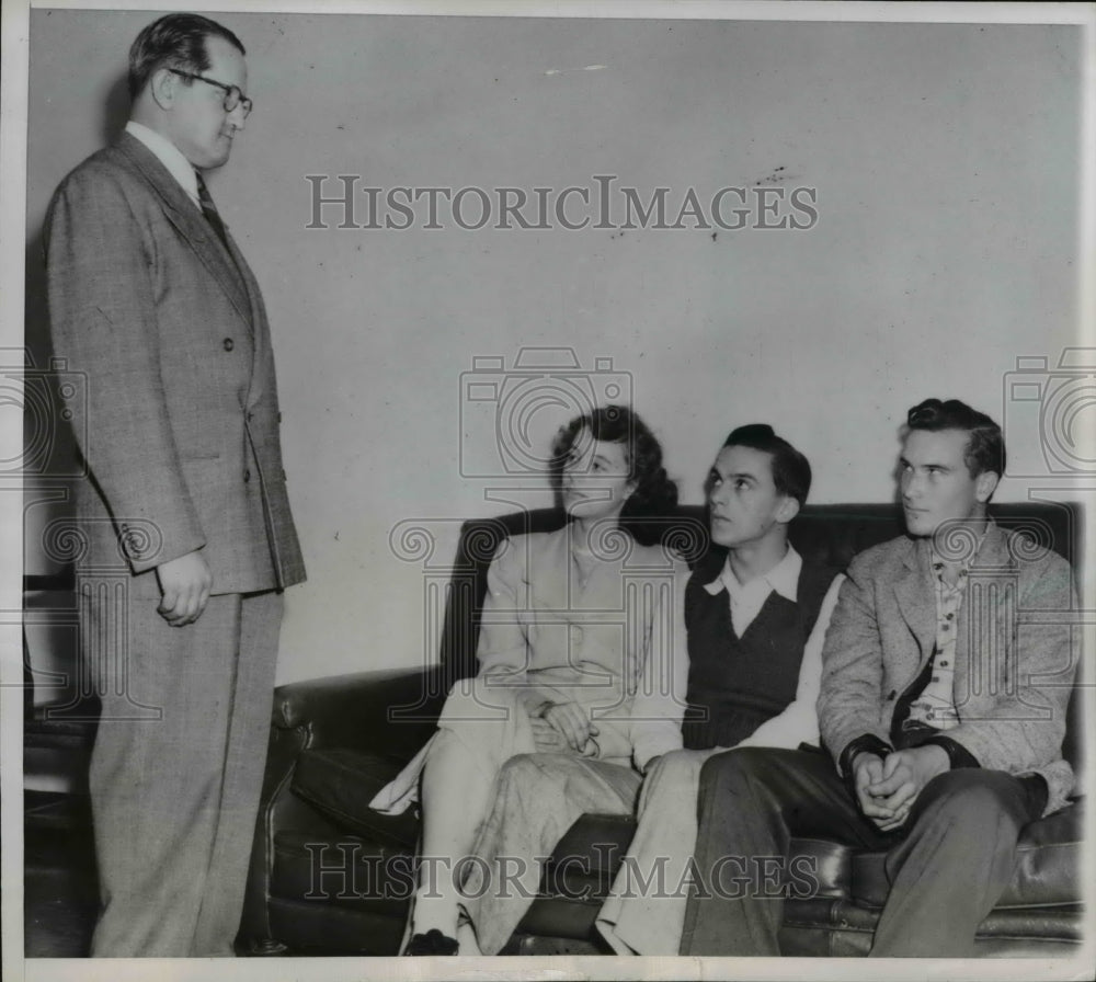 1950 Press Photo Accused of Kidnapping - nee08523