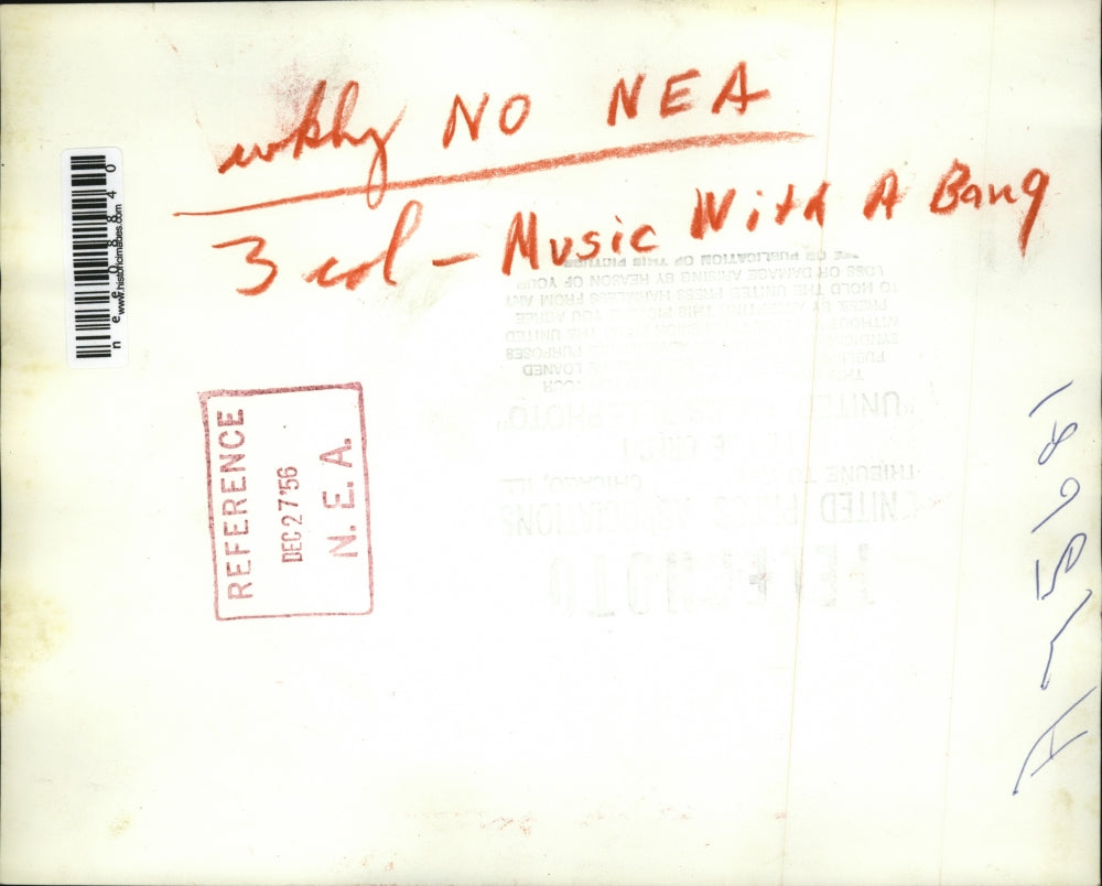 1956 Press Photo Israel's enemies have to run into a Anti Aircraft fun & a band