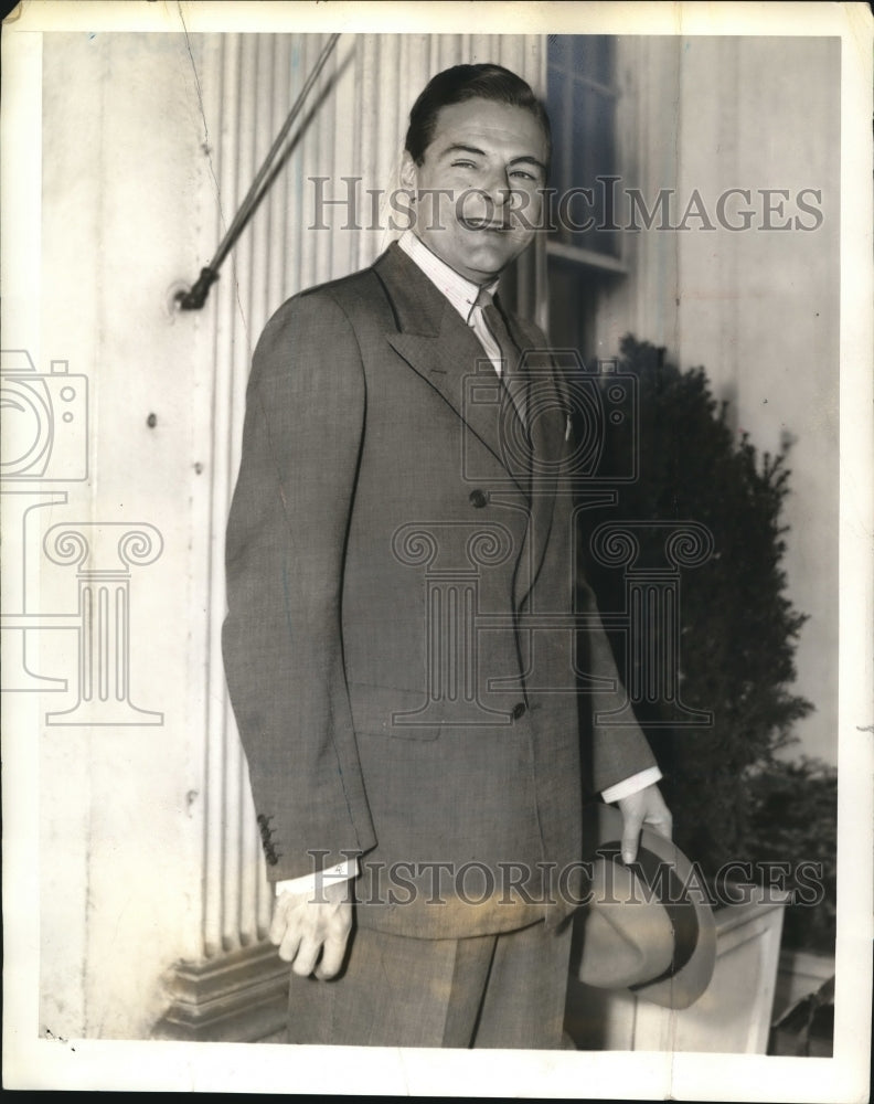 1939 Press Photo White House Caller - nee09104