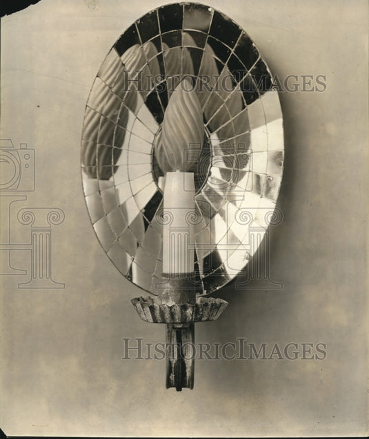 1936 Press Photo Light Segmental Mirror - nee09111