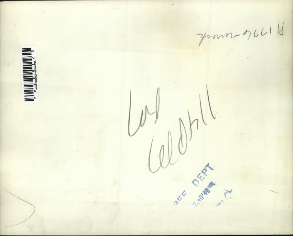 1949 Press Photo DN Crockett drove a flaming gasoline filled truck away from ppl