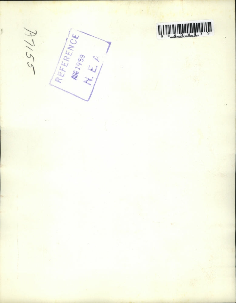 1959 Press Photo Resident of Uptown Home for the Aged After Sniper Fire