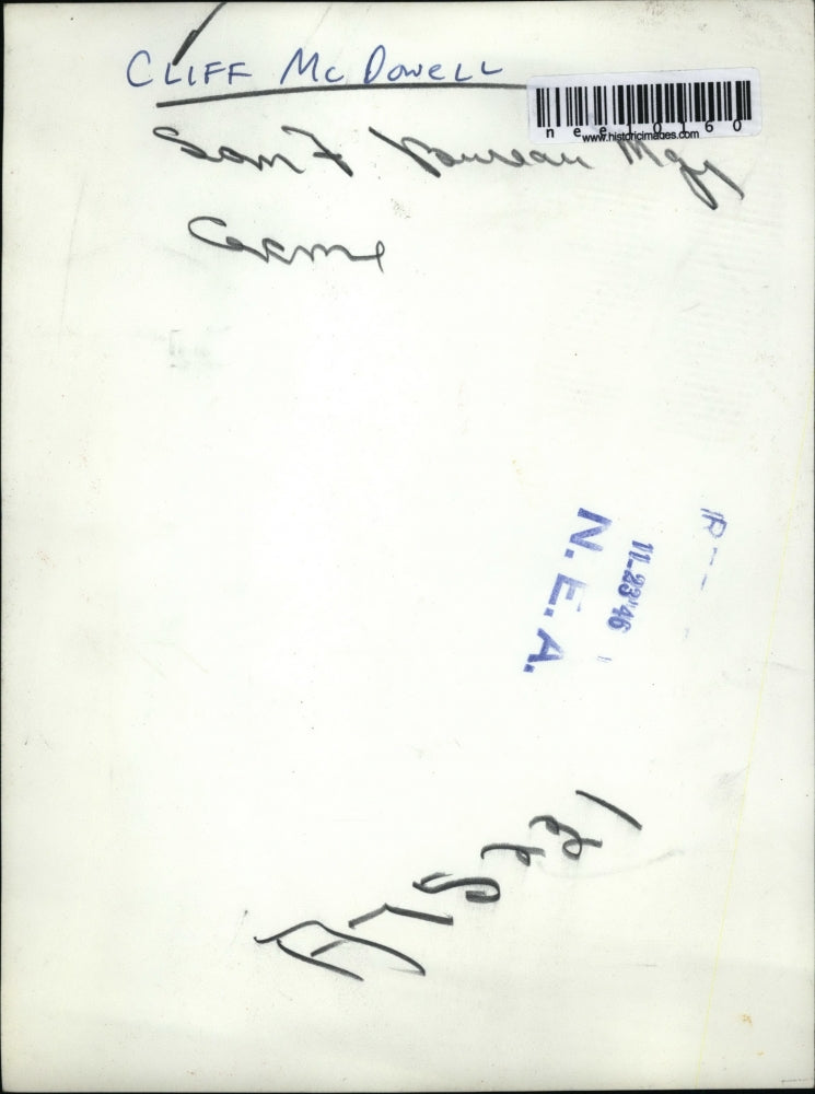 1946 Press Photo Cliff McDowell San Francisco Bureau Manager for ACME