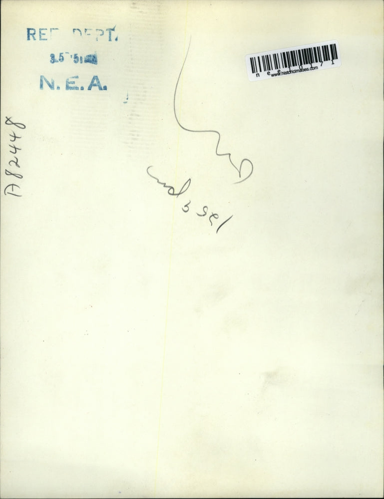 1951 Press Photo Harris Mullis, Jr sits in jail after trying killing sherriff