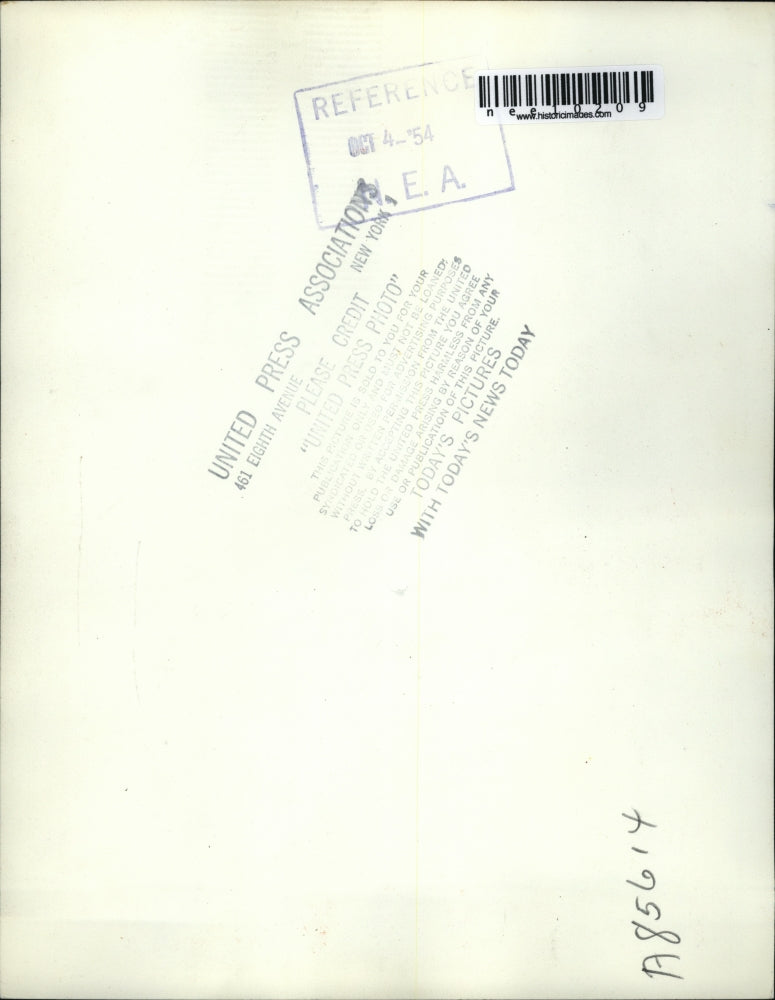 1954 Press Photo Senator Ralph Flanders & Brig General Ralph Zwicker