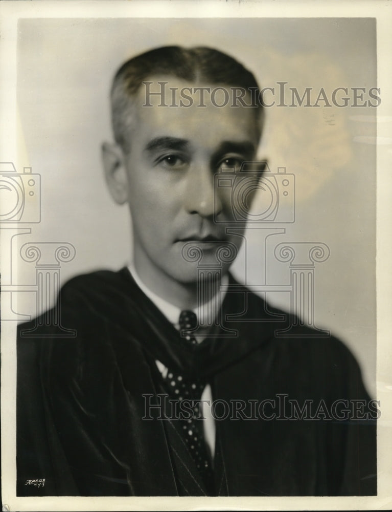 1935 Press Photo Dr.William S.A Pott as the new president of Elmira College