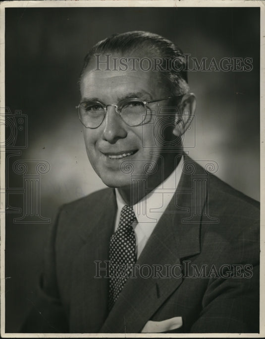 1955 Press Photo Winfred "Pete" Wisnieski of Independence, Ohio - nee10708