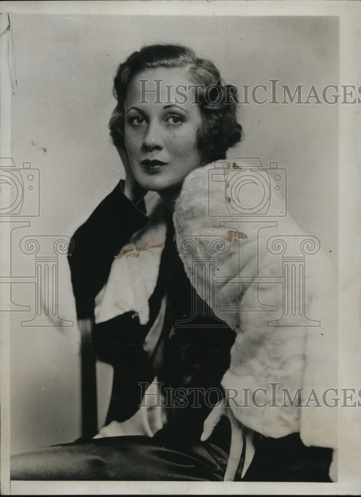 1933 Press Photo Mrs John Whittelsey Power Bride of Asst Deputy Admin of NRA