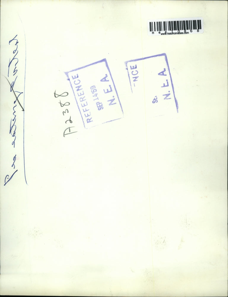 1959 Press Photo Charles Perry wins Coney island Pie Eating Competition