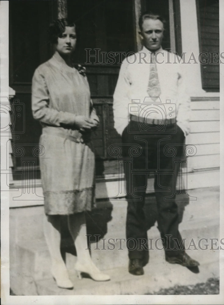 1932 Press Photo Nordahl Peterson Farmer Assassinated in His Car - nee10877