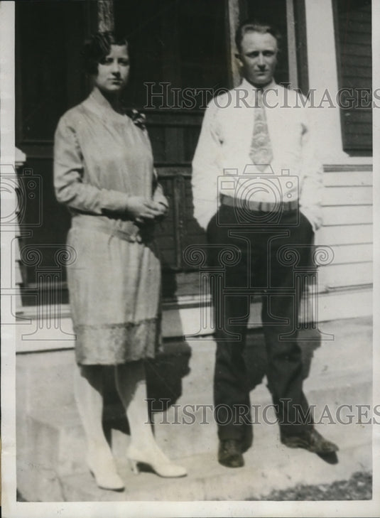 1932 Press Photo Nordahl Peterson Farmer Assassinated in His Car - nee10877