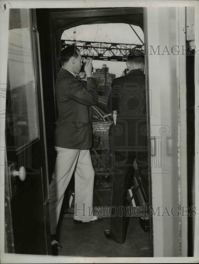 1937 Press Photo New Haven Railroad Inaugurated Stonington Conn