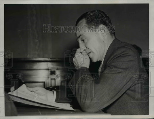 1938 Press Photo Wash DC Edsel Ford at Monopoly investigation - nee12265