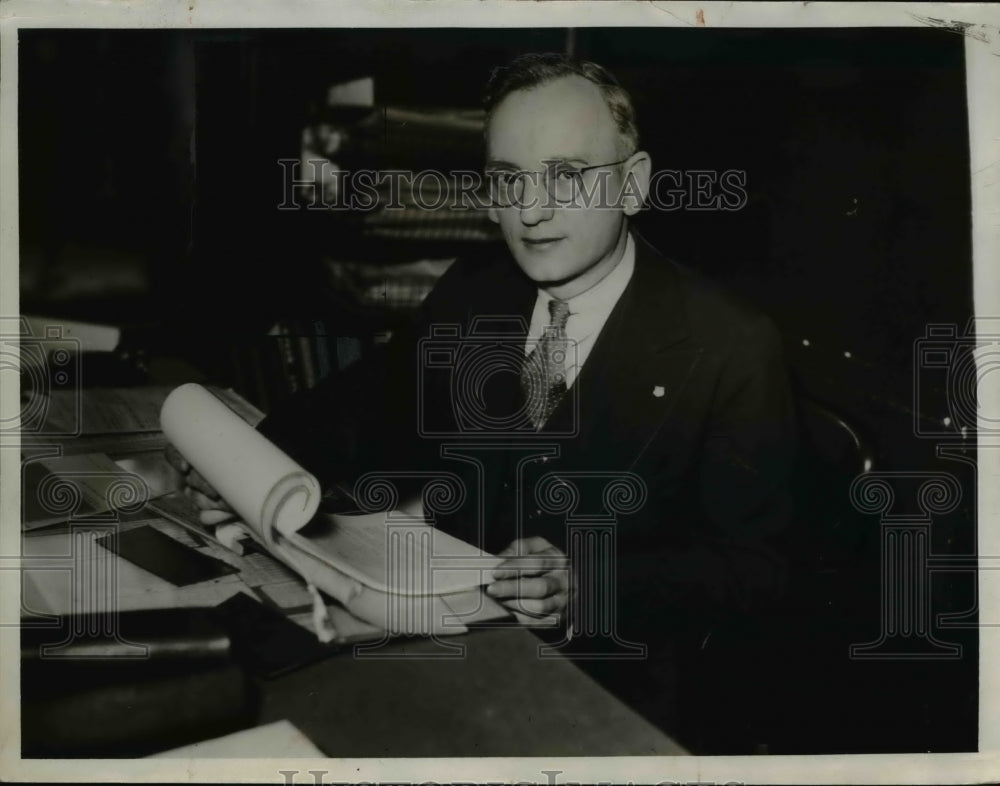 1934 Press Photo Joseph Kraja - nee12779