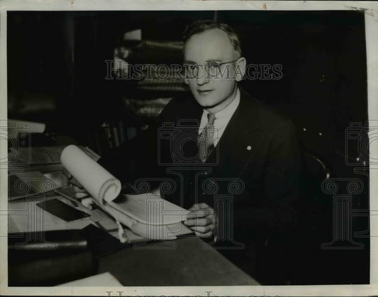 1934 Press Photo Joseph Kraja - nee12779