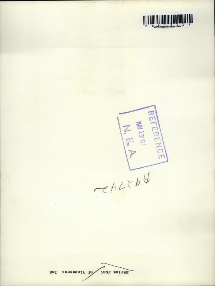 1961 Press Photo Marion Punt of Cincennes Indiana - nee13117