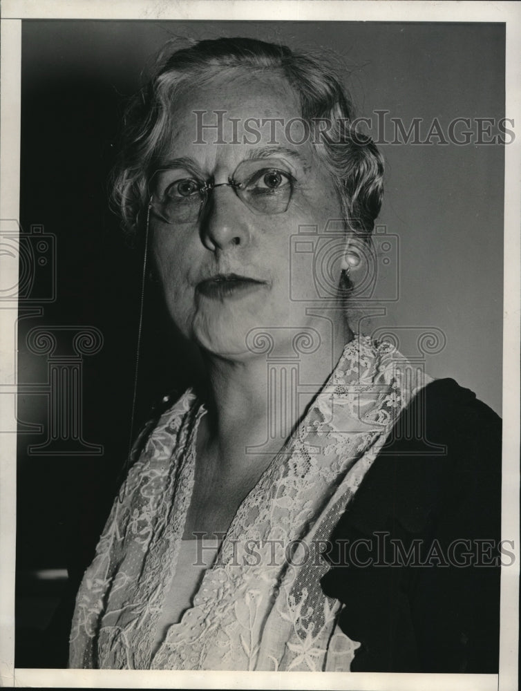 1935 Press Photo Dr Flora Myers Gillentine of Tenn for DAR pres - nee13174