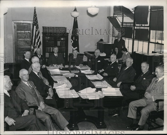 1939 Press Photo DC US Army officers Brig GEn Gasser, Maj Gen Voorhis
