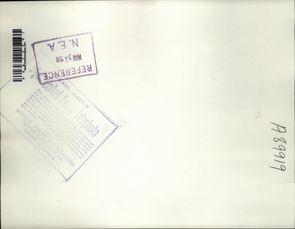 1958 Press Photo Indianapolis Ind Robert Gose held on trespass charges