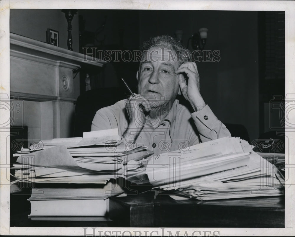 1947 Press Photo Sherman Downey - nee13628