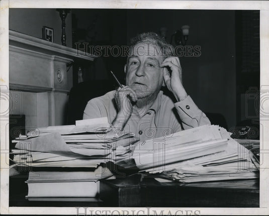1947 Press Photo Sherman Downey - nee13628
