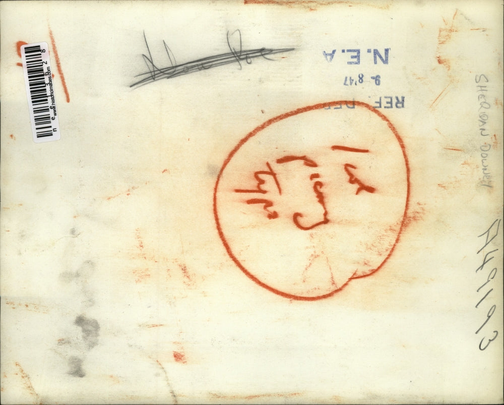 1947 Press Photo Sherman Downey - nee13628