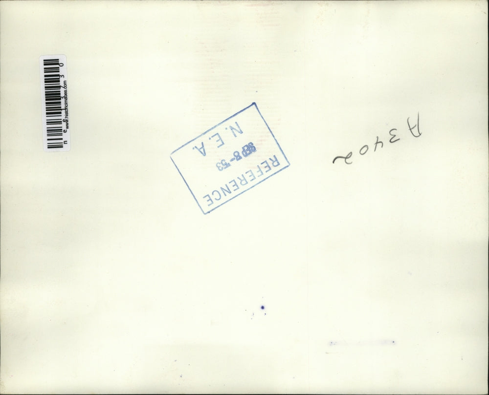 1953 Press Photo Flint, Mich workers rebuilding after tornado - nee13730