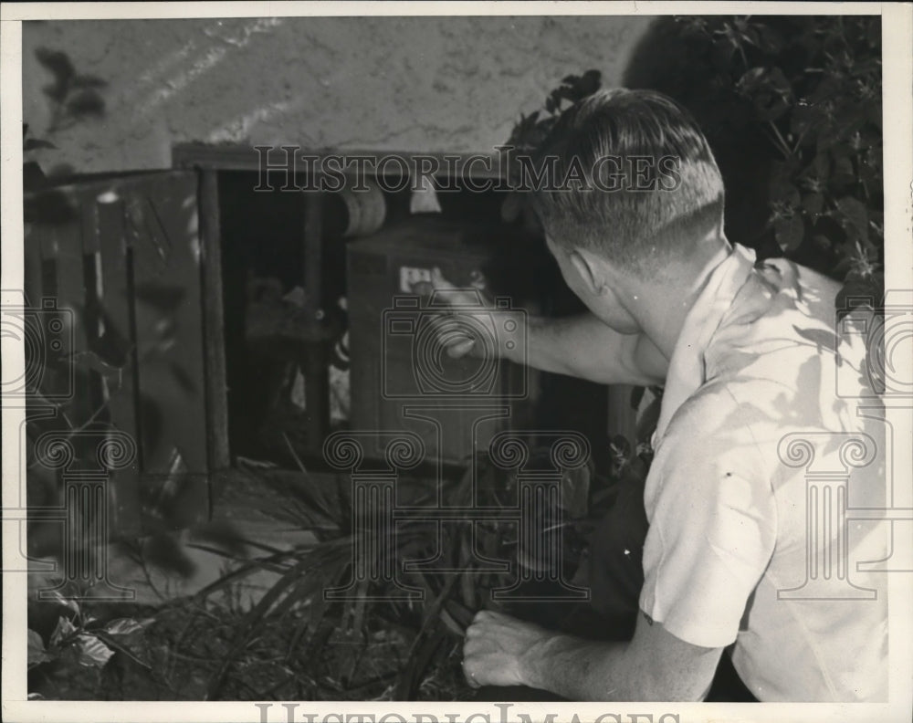 1938 Press Photo John Adams Arrested on Morals Charge For Offense Against 5 Year