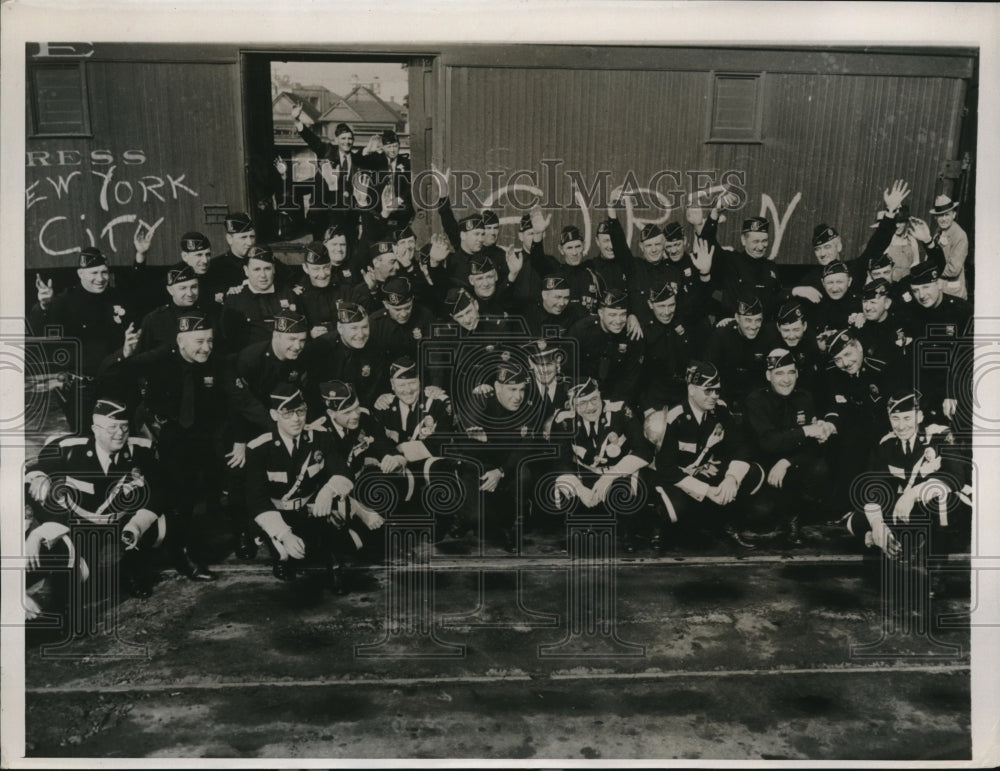 1938 Press Photo New York's finest at the American Legion Convention - nee13773