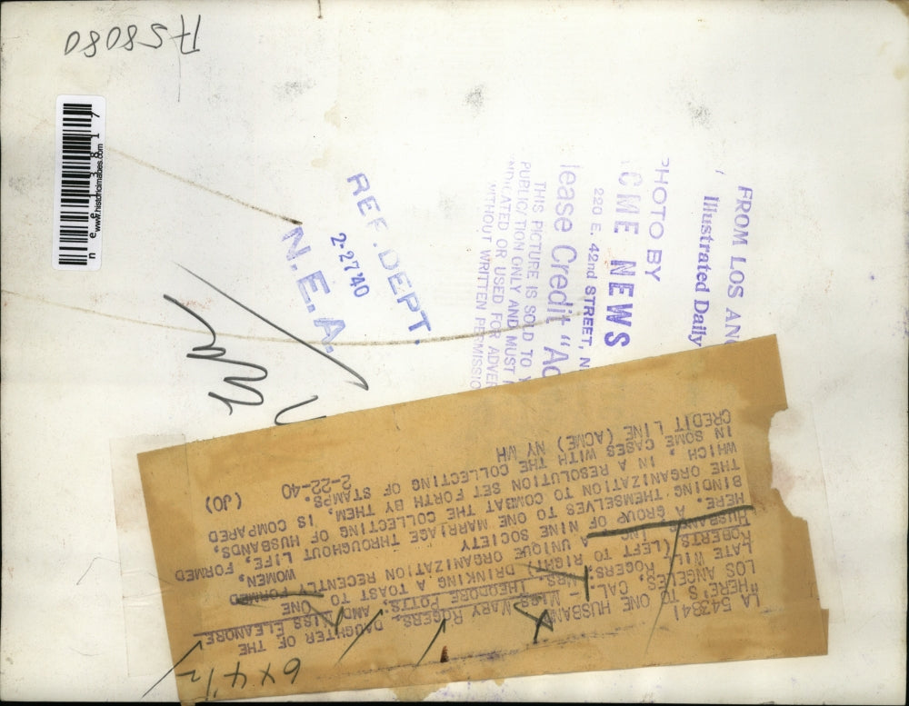 1940 Press Photo of Miss Mary Rogers, Mrs. Theodore Potts, Miss Eleanore Roberts