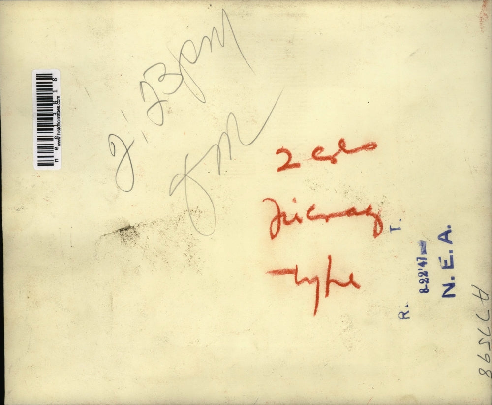 1947 Press Photo of Edward Ray who was saved by his sister Florence from strangl