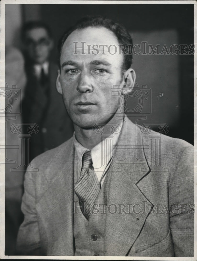 1932 Press Photo J Reagan held for murder of Mrs A Terrell in LA Calif