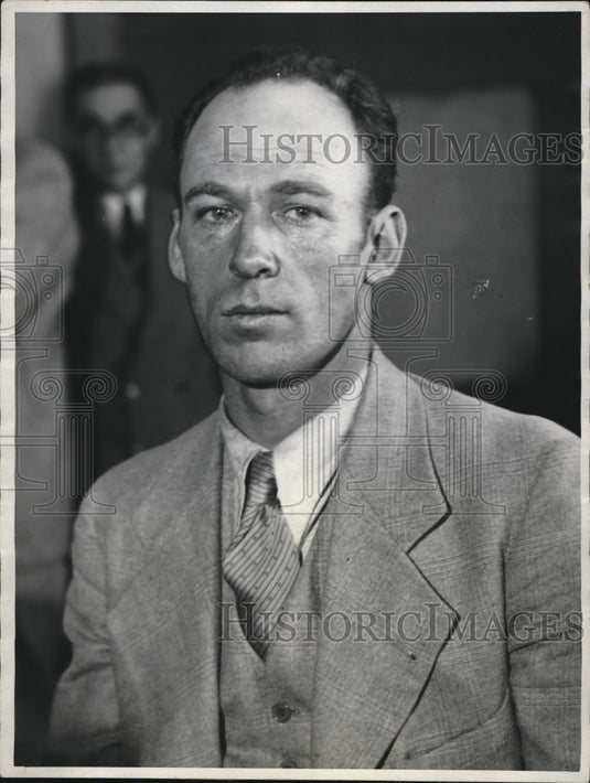 1932 Press Photo J Reagan held for murder of Mrs A Terrell in LA Calif
