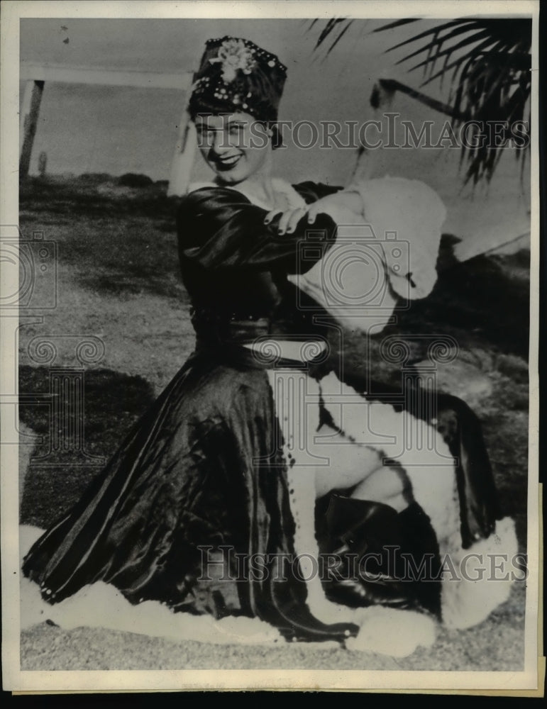 1938 Press Photo La Calif Geraldine Dell Oehmke before being murdered