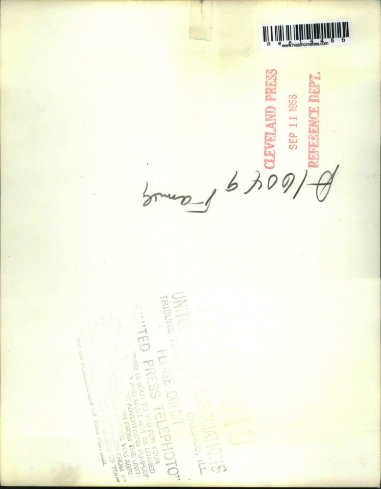 1956 Press Photo University Park Pa PresidentEisenhower & Dr M Eisenhower