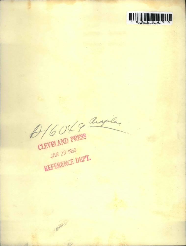 1955 Press Photo Wash DC President Eisenhower boards new plane - nee14496