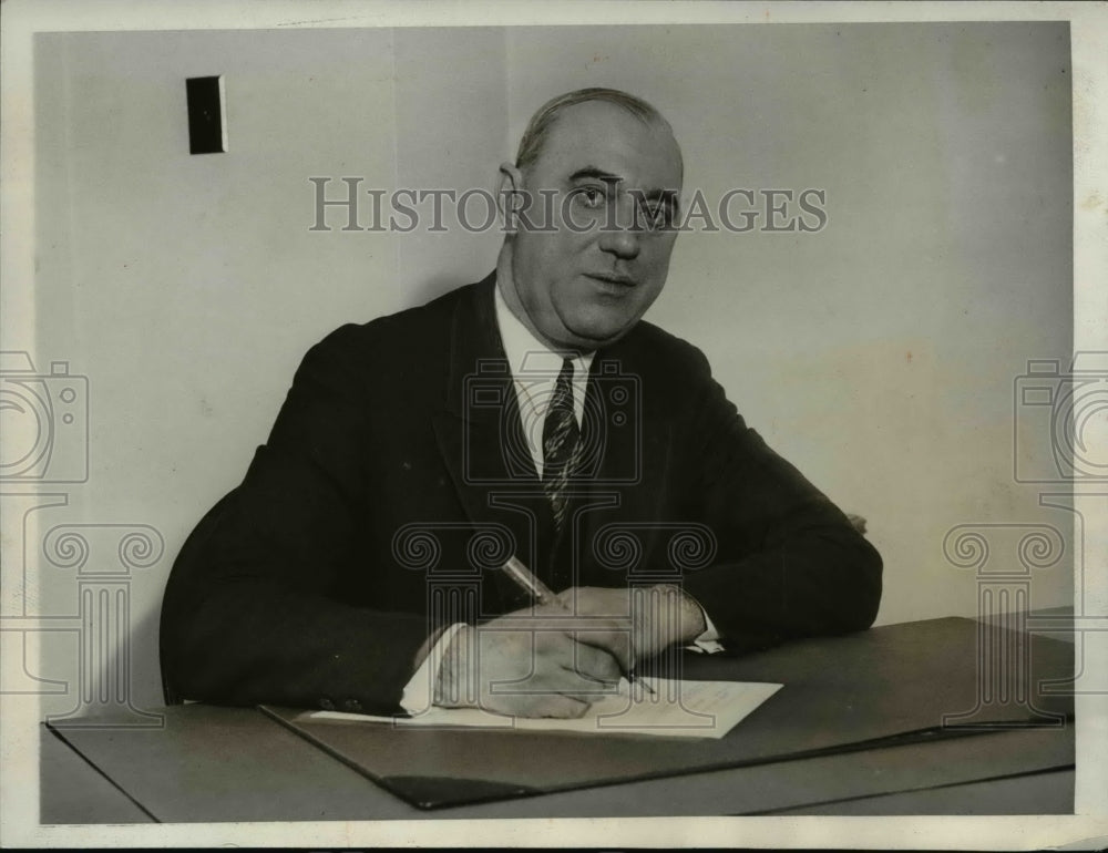 1931 Press Photo Detective William H. Roy - nee14695