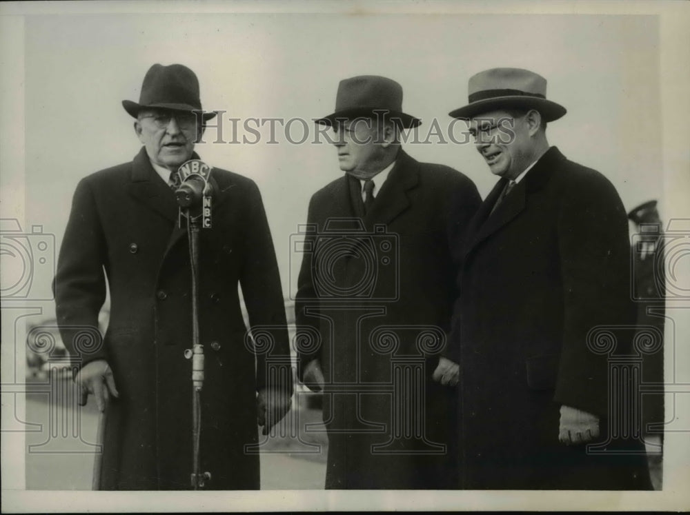 1939 Press Photo William B. Bankhead, Sam Rayburn, Joseph W. Martin Jr.