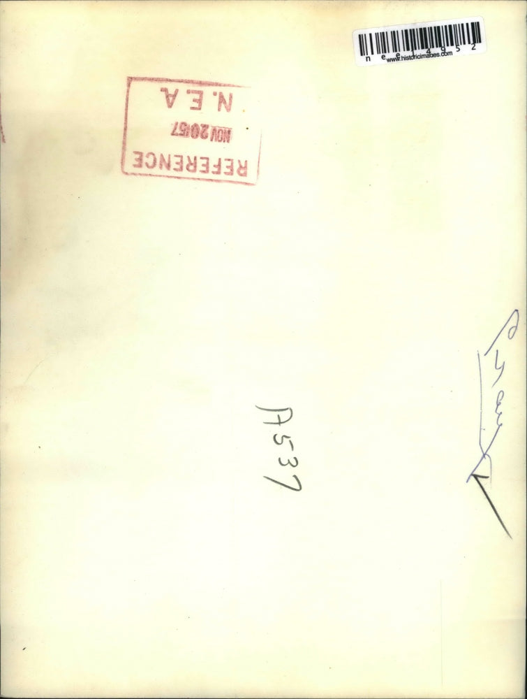 1957 Press Photo NYC Glenn Gulbrandsen age 7 at Veterans Day services